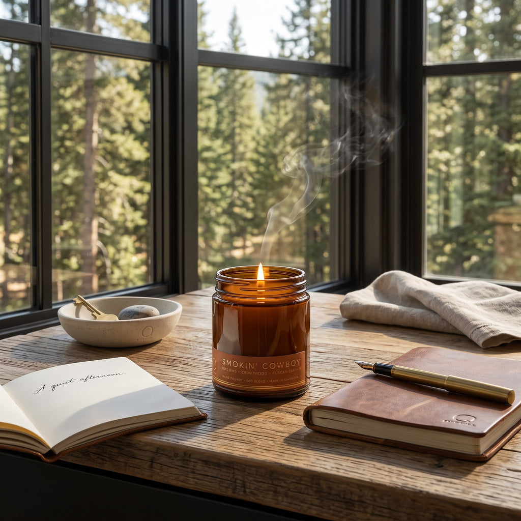 Best Sellers Duo: Amber Santal & Smokin’ Cowboy by Bia Candle Co – view 6