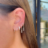 Mini Diamond Huggie Earring